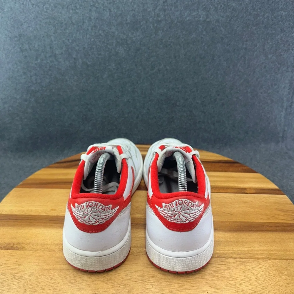 Nike Air Jordan 1 Retro Low OG White University Red CZ0790-161 Men's Sz 9.5